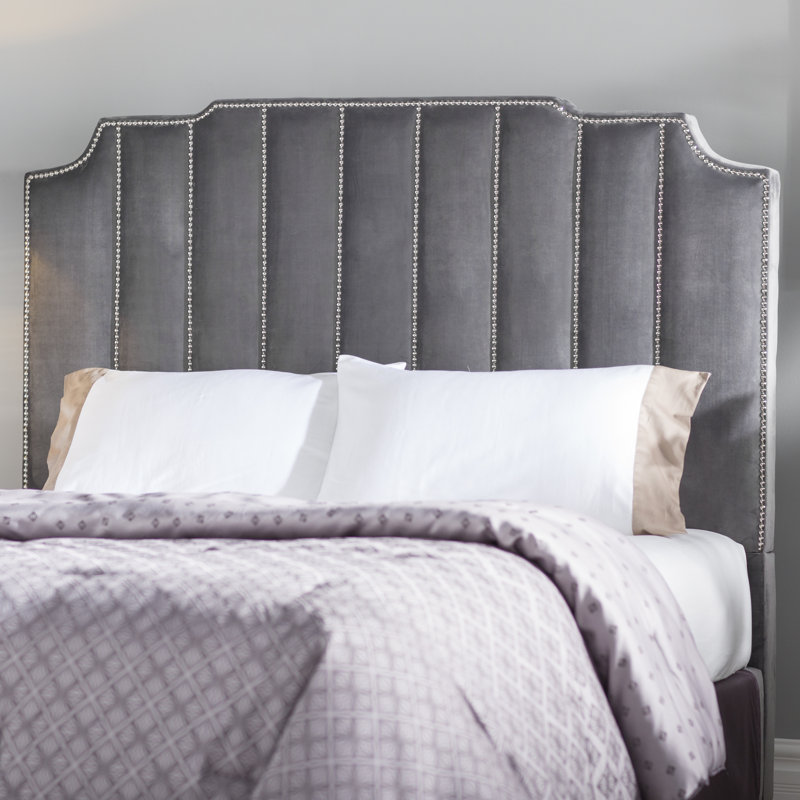 Willa Arlo Interiors Elof Velvet Upholstered Panel Headboard & Reviews